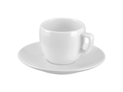 Šálky s podšálkami CREMA na espresso 75ml 6ks