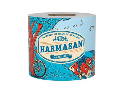 Toaletný papier 1-vrstvový HARMASAN farba prírodná 50 m
