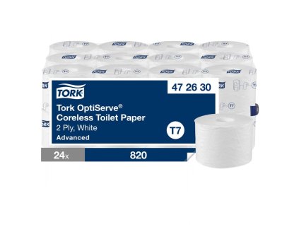 Toaletný papier bezdutinkový advanced 2-vrstv. TORK OptiServe T7