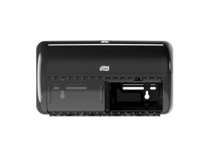 Zásobník na toaletný papier v kotúči Tork, čierny T4