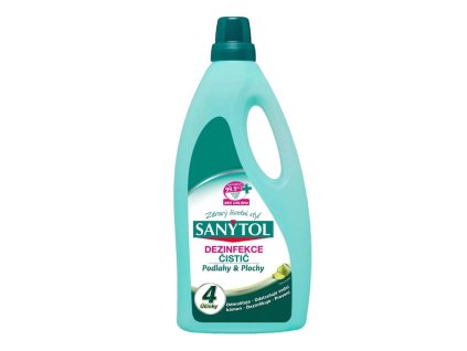 Sanytol dezinfekčný čistič univerzálny 4 účinky 1l limetka