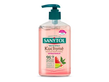 Sanytol tekuté mydlo dezinfekčné 250 ml pre odstránenie zápachu z rúk