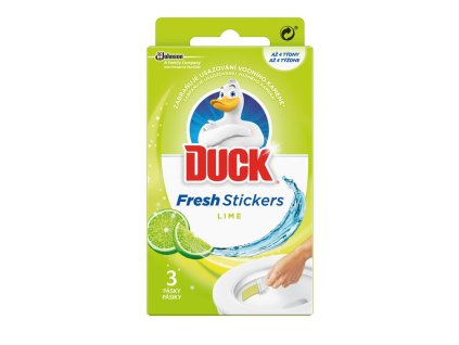 DUCK Fresh Stick WC gélové pásiky Limetka 3 x 9 g