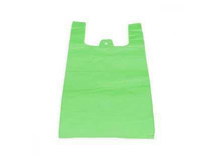 Taška mikroténová do 10 kg 30+14x50 zelená 100 ks