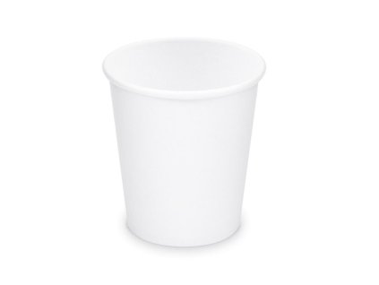 Papierové poháre biele Ø73 mm 200 ml ’S’ (50 ks)