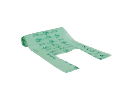 Taška kompostovateľná BioBag na nákup / odpad 20 l 42 x 54 cm 25 ks