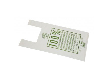 Taška kompostovateľná BioBag na nákup 20 l pevná 30 ks