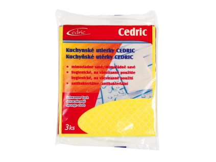 Kuchynská utierka z viskózy Cedric antibakteriálna 3 kusy