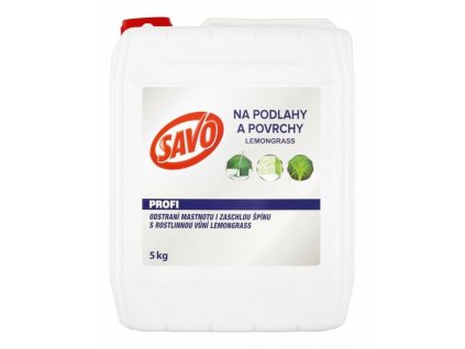 Savo PROFI na podlahy a povrchy 5kg Lemongrass