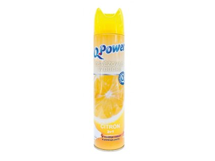 Q-Power osviežovač v spreji 300 ml - Citrón