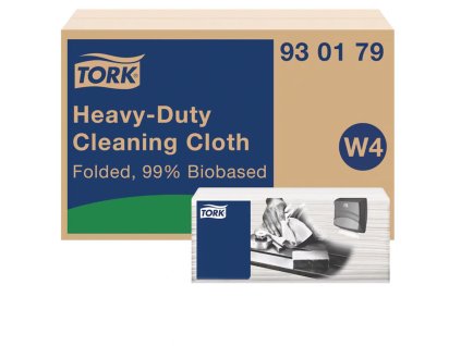 Utierky skladané TORK Heavy-Duty Biobased W4 1-vrstv., 105 útržkov