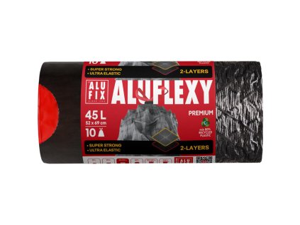 Vrecia na odpadky zaťahovacie. 45 ℓ/10 ks, 28mic, LDPE