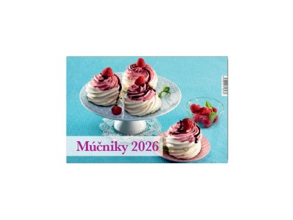 Stolový kalendár riadkový Múčniky 23 × 15,2 cm 2026