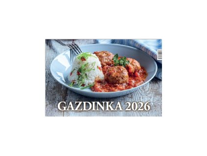 Nástenný kalendár riadkový Gazdinka 23 × 15,2 cm 2026
