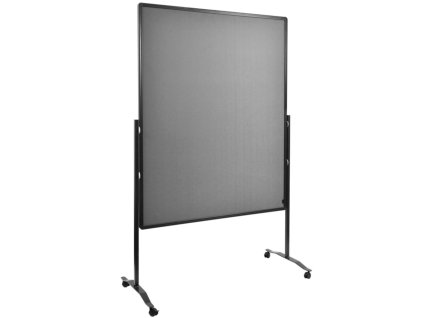 Moderačná tabuľa plstená 150x120 cm PREMIUM PLUS sivá