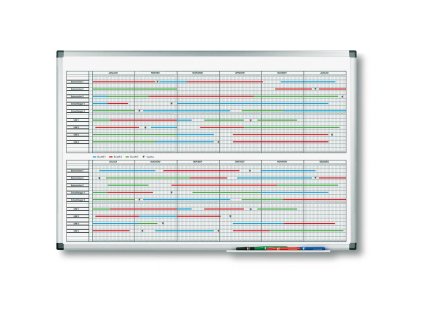 Plánovacia tabuľa PREMIUM na dlhodobé projekty 60x90 cm