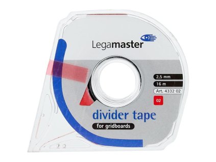 Rozdeľovacia páska 2,5mm x 16m červená