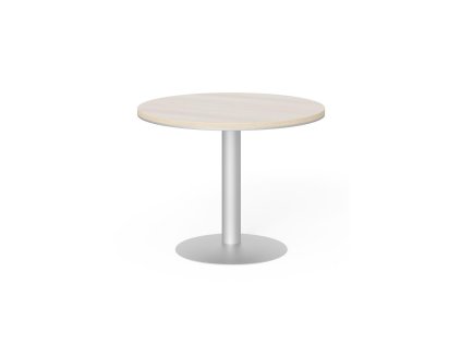 Okrúhly stôl Lenza Wels, 100x76,2cm, agát svetlý