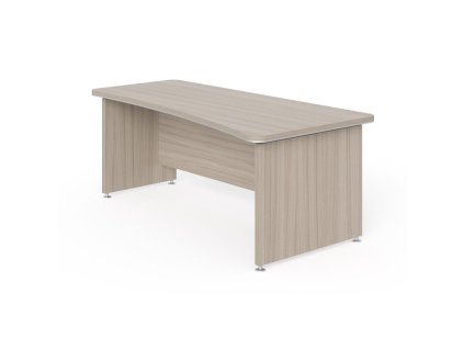 Pracovný stôl Lenza Wels, zúžený vľavo, 200x76,2x100/78cm, driftwood