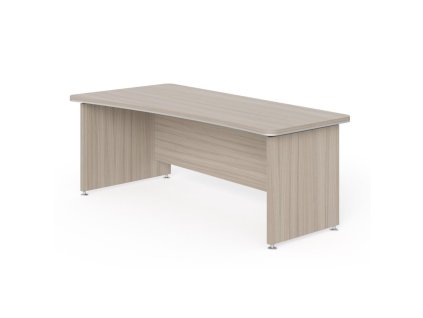 Pracovný stôl Lenza Wels, zúžený vpravo, 200x76,2x100/78cm, driftwood