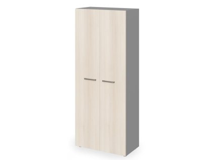 Šatníková skriňa Lenza Wels, hlboká s tyčou na vešiaky, 79,8x196,5x60,4cm, agát svetlý