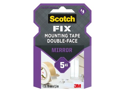 Montážna páska Scotch vhodná na použitie v kúpeľni, 19 mm x 1,5 m