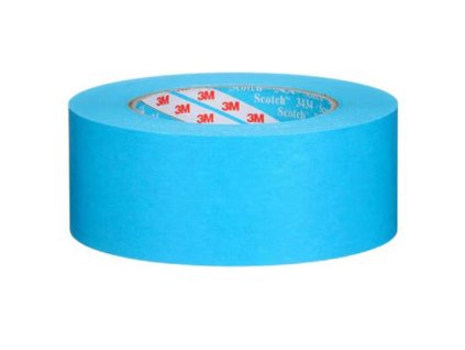 Maskovacia krepová páska 3M 3434 48mm x 50m modrá