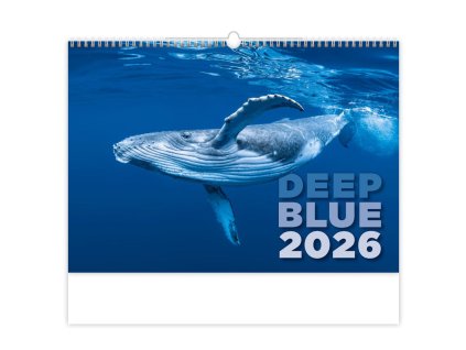 Nástenný kalendár Deep Blue 45 x 31,5 cm 2026