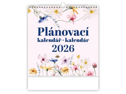 Nástenný kalendár plánovací 30 x 30 cm 2026