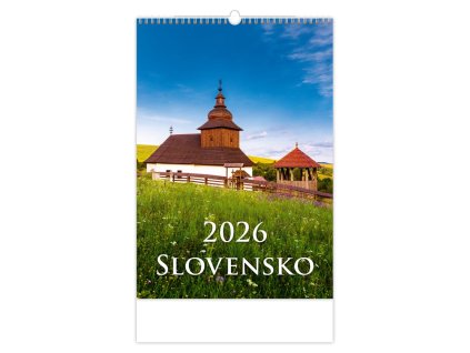 Nástenný kalendár Slovensko 31,5 x 45 cm 2026