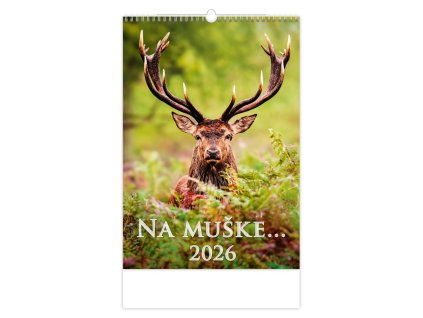 Nástenný kalendár Na muške 31,5 x 45 cm cm 2026