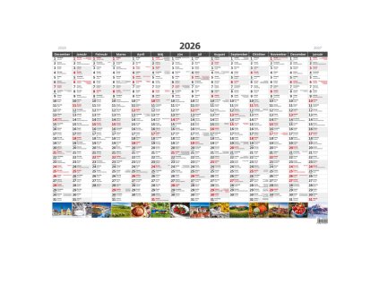 Plánovacia ročná mapa A1 88 x 64 cm obrázková