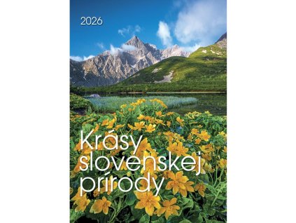 Nástenný kalendár 24 x 34 cm Krásy slovenskej prírody 2026