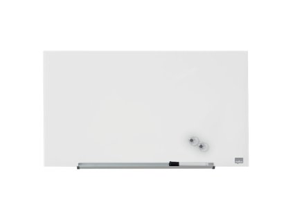 Sklenená tabuľa Nobo Diamond biela 680x380 mm
