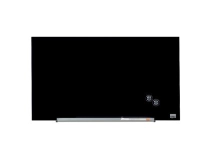 Sklenená tabuľa Nobo Diamond čierna 31”, 680x380mm