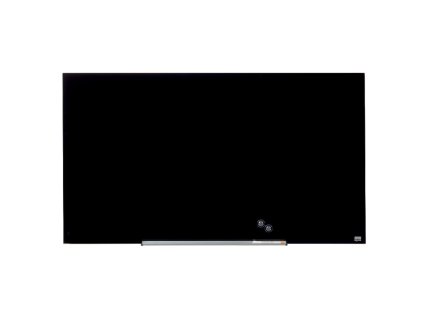 Sklenená tabuľa Nobo Diamond čierna 57”, 1260x710mm