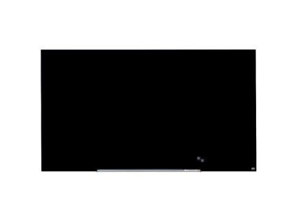 Sklenená tabuľa Nobo Diamond čierna 85”, 1900x1000mm