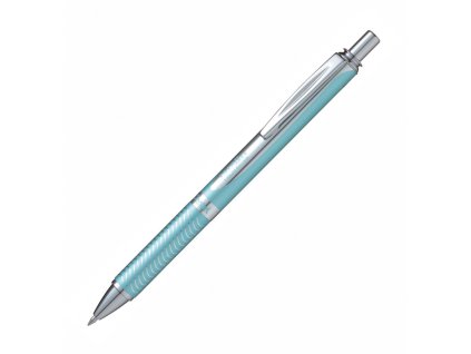 Gélový roller Pentel Energel Steel, svetlo modrý