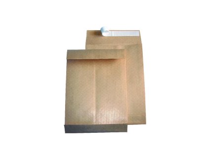 Taška B4 s X dnom a textilnou výstužou 100g, 250 x 353 mm hnedá