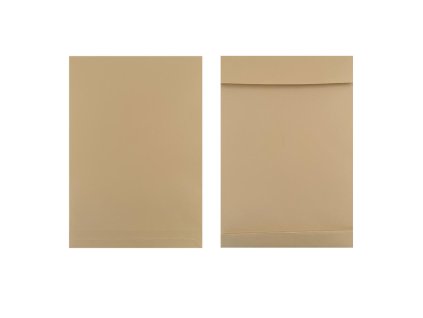 Taška B4 s X dnom a odtrhávacou páskou 250 x 354 mm hnedá 130g