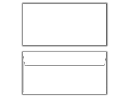 Poštové obálky DL s páskou, 1000 ks