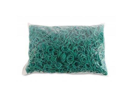 Gumičky Office Products 20mm 1kg zelené