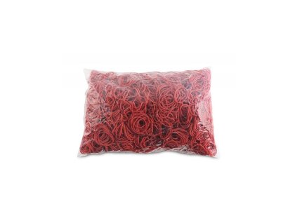 Gumičky Office Products 30mm 1kg červené