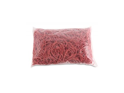Gumičky Office Products 100mm 1kg červené