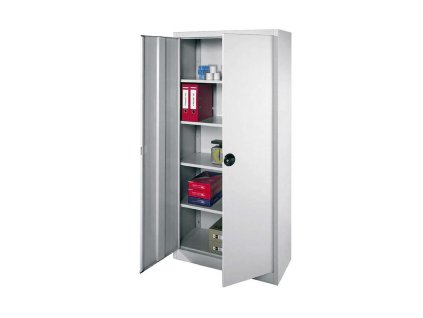 Kovová skriňa univerzálna KS 195 sivá