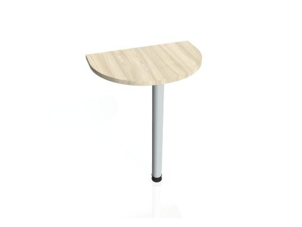 Doplnkový stôl Gate, 60x75,5x40 cm, agát/kov