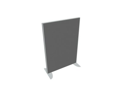 Priečkový paraván Akustik, 80x118 cm, sv.sivý