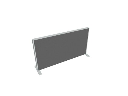 Paraván na plochu stola Akustik, 80 cm, sv.sivý