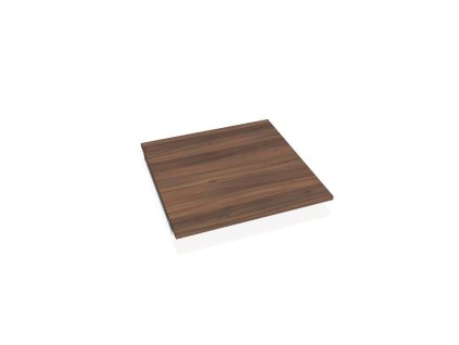 Doplnkový stôl Gate, 80x80 cm, orech