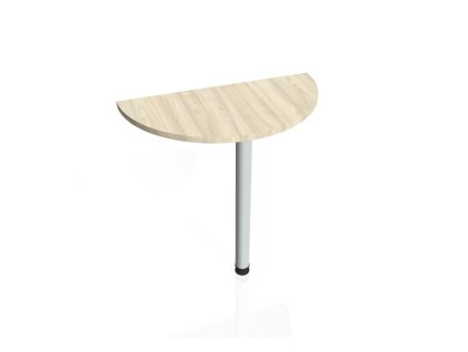 Doplnkový stôl Gate, 80x75,5x40 cm, agát/kov